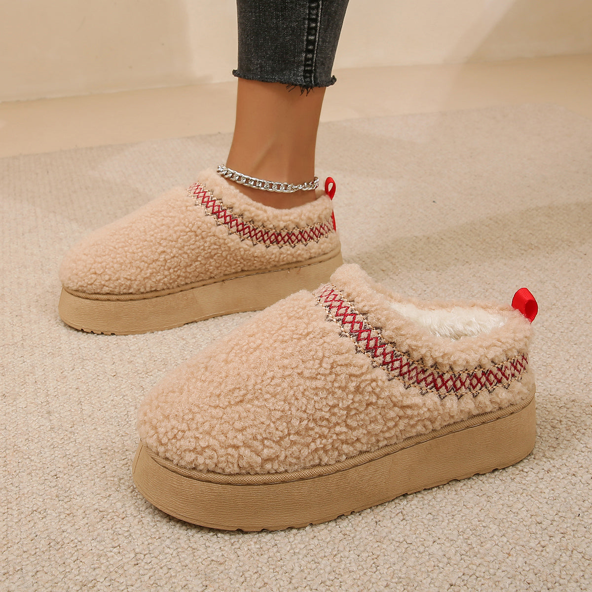 Slip on Cozy Mules - Shoes For Women