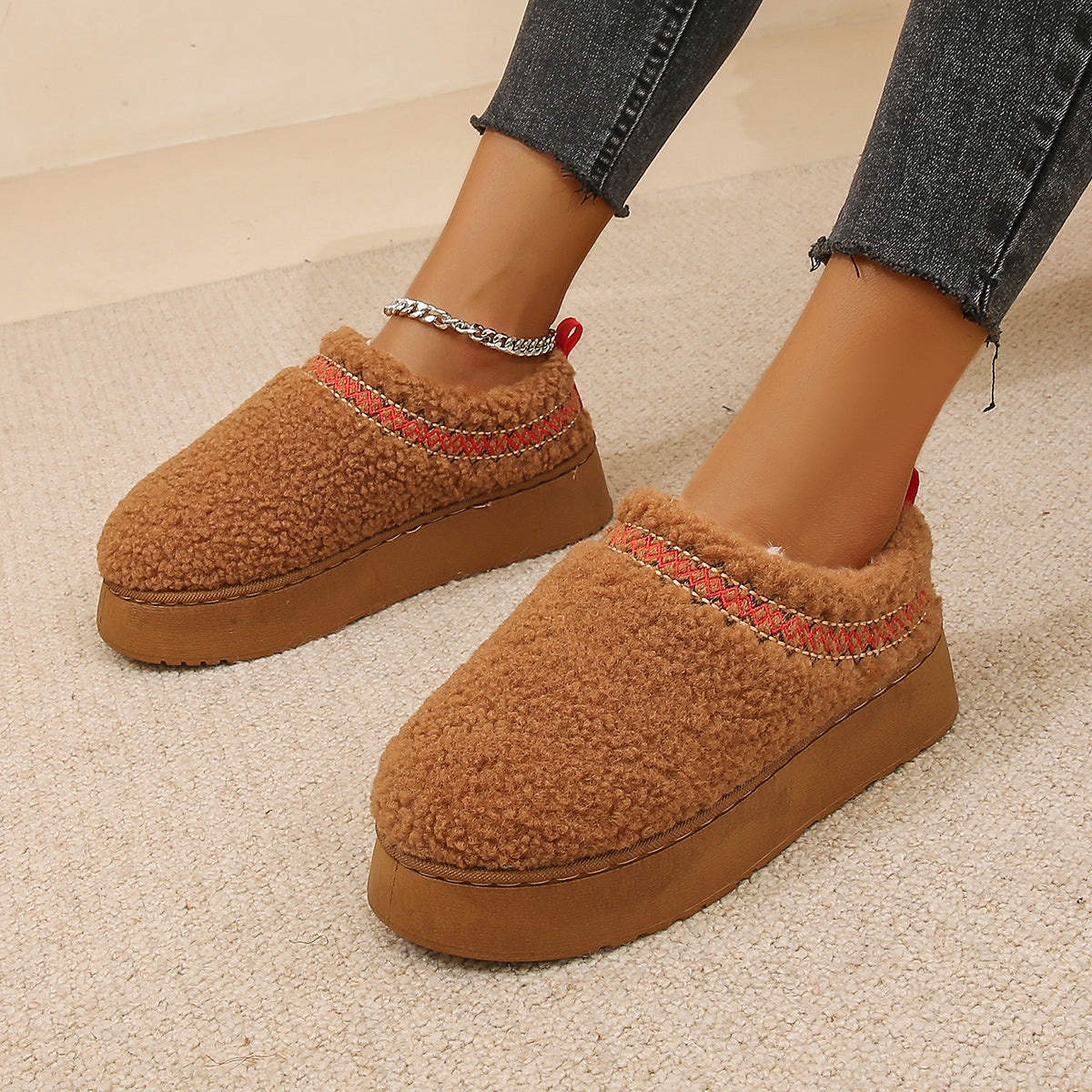 Slip on Cozy Mules - Shoes For Women