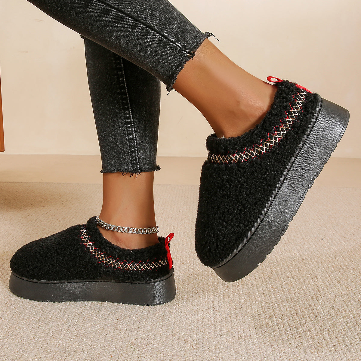 Slip on Cozy Mules - Shoes For Women