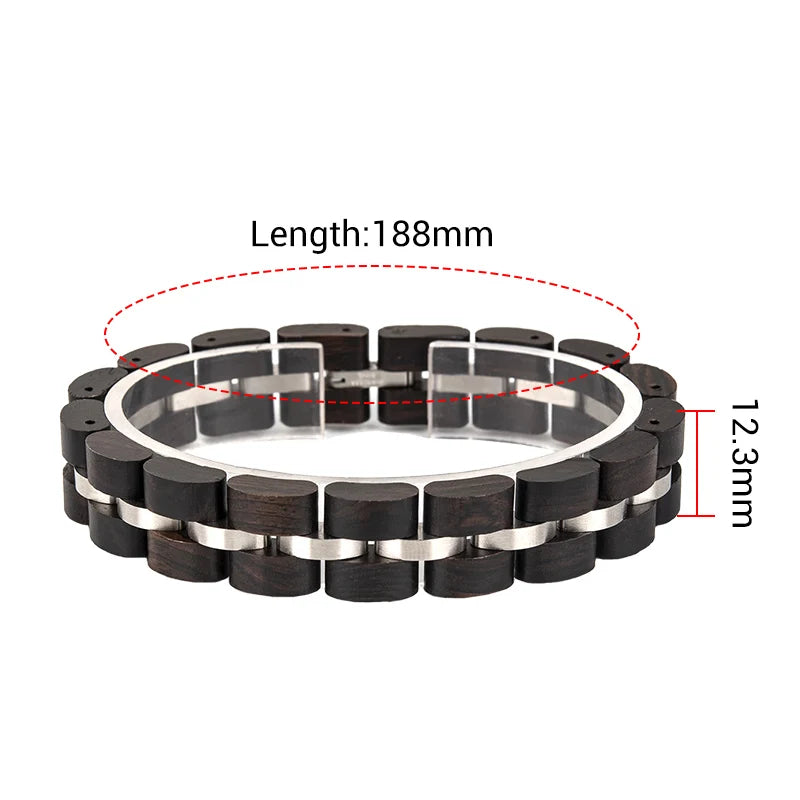 Mens Wood Bracelet - Ever Wood Bracelet