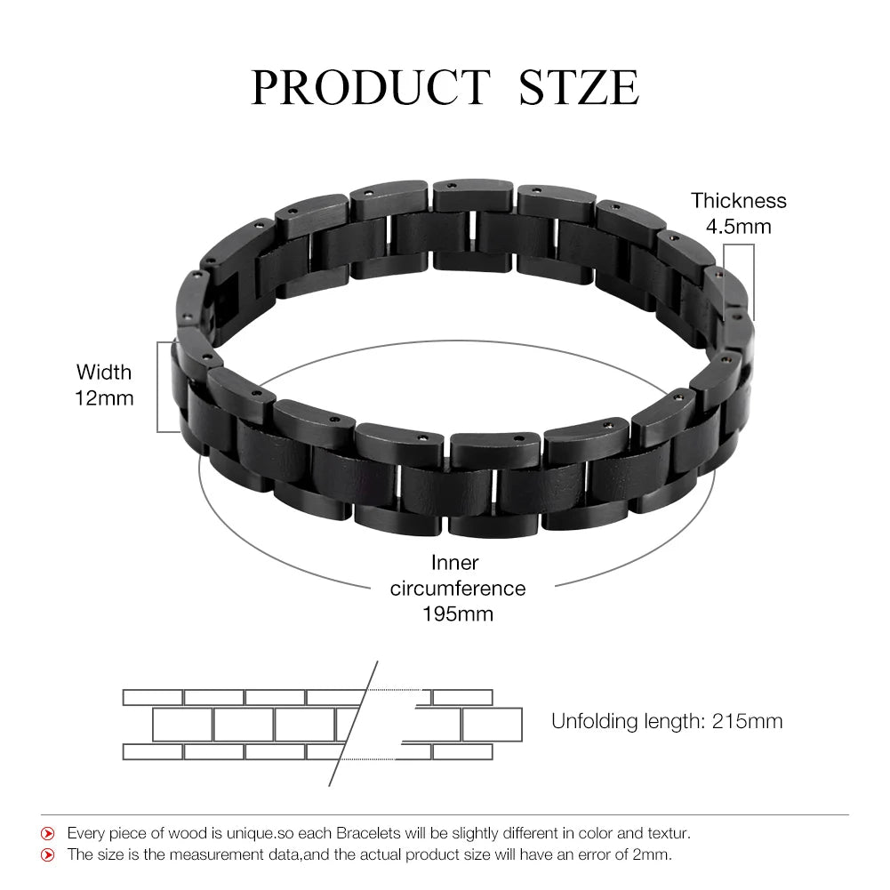 Mens Wood Bracelet - Ever Wood Bracelet