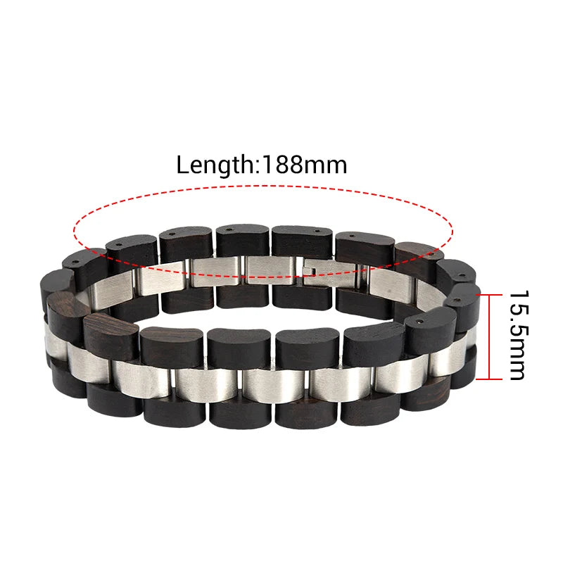 Mens Wood Bracelet - Ever Wood Bracelet