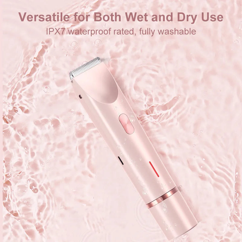 Dual-Head Bikini Trimmer - GlamTrim Dual Pro
