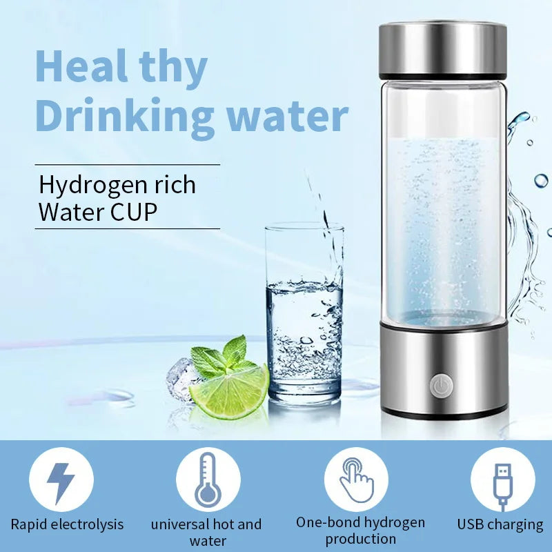 Hydrogen Water Bottle - HydroGlow Flask