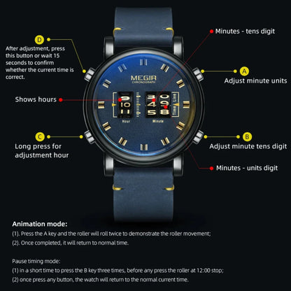 Vintage Meter Watch -  Men's Watches